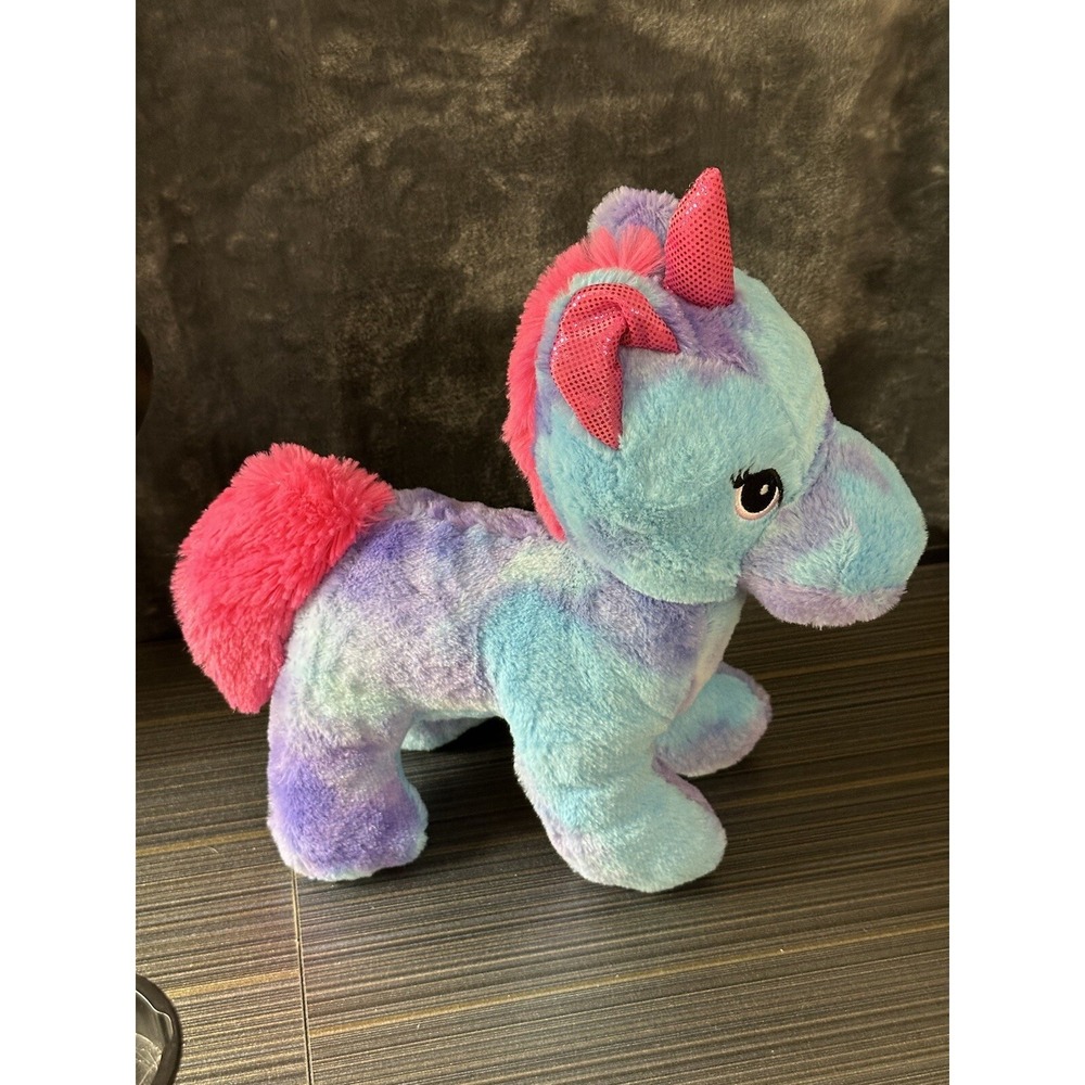 A&A Global Industries Purple Pink Blue Unicorn 11" Plush Soft Stuffed Animal Toy